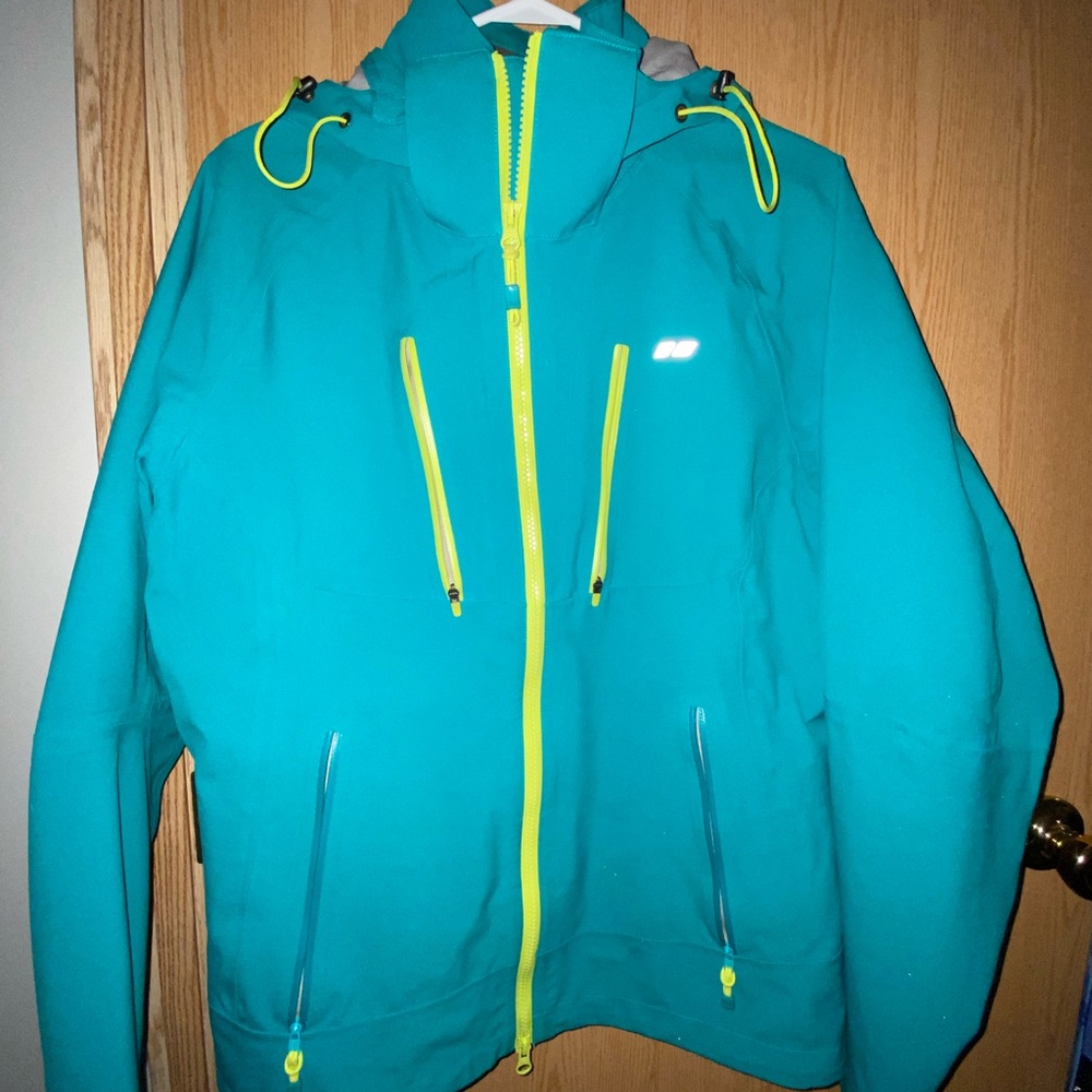 Koppen Teal and Yellow Ski Jacket